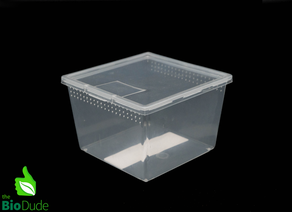 Vented Square Invertebrate Enclosure – 7 oz, 24 oz & 80 oz