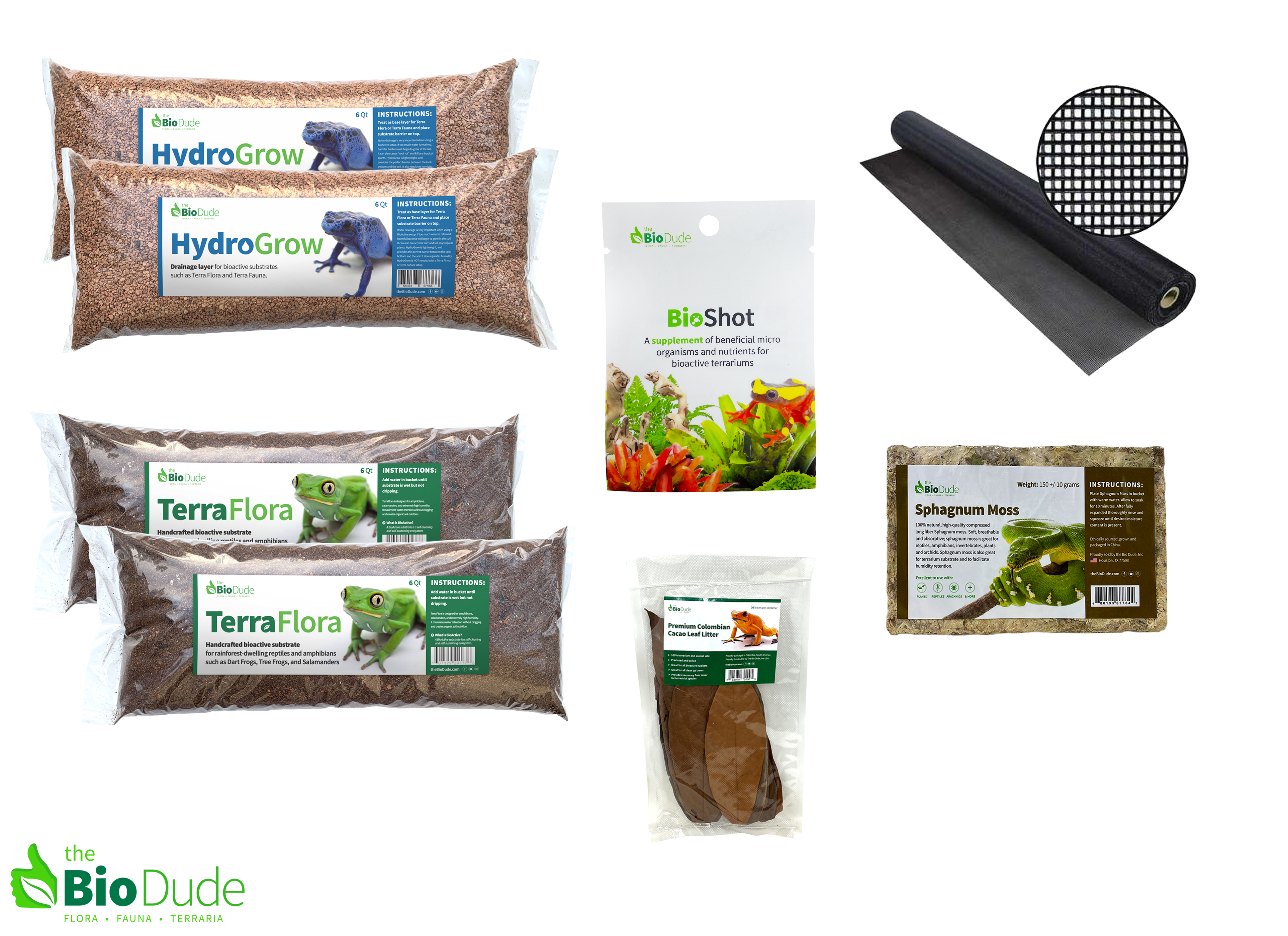 BioDude Terra Firma 40 Gallon Bioactive Kit Vivarium