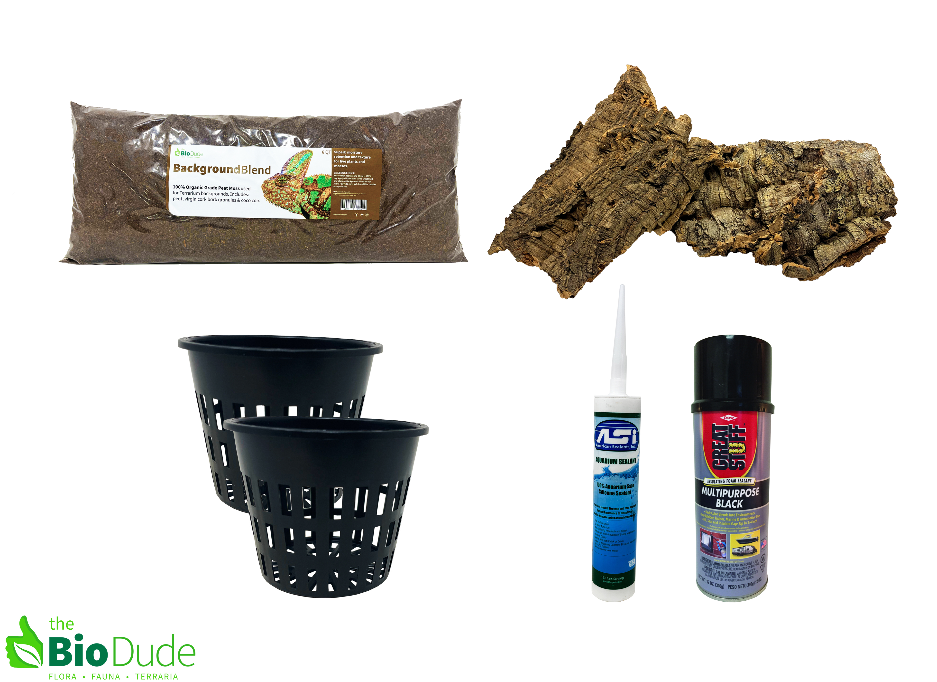 Terrarium Background Kit Small – The Bio Dude - Main Image