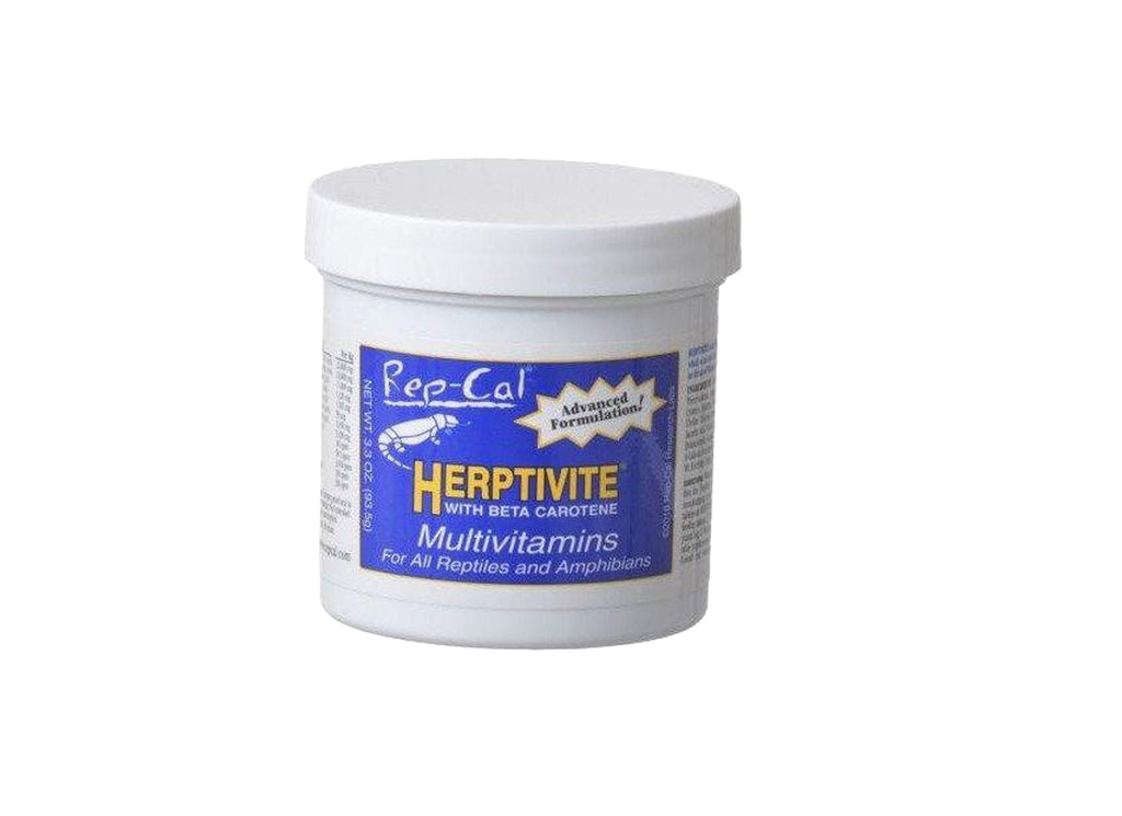 Rep Cal Herptivite Multivitamin w/ Beta Carotene 3.3 oz Blue Bottle