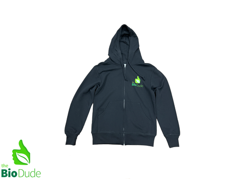 Bio Dude Terry Full Zip Up Hoodie