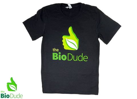 Bio Dude T-Shirt - Heather Black