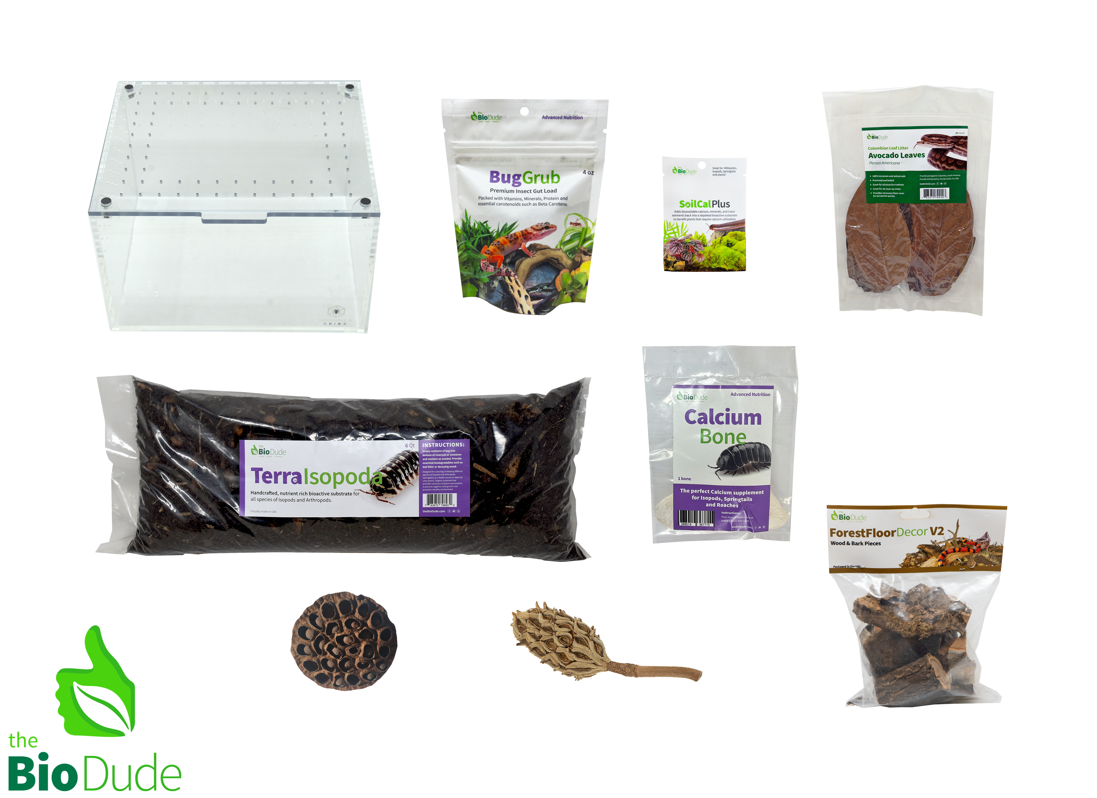 Premium Isopod Enclosure Kit | The Bio Dude