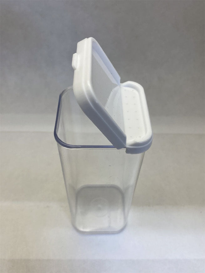 11 oz Square Spider Bottle w/ lid – Invertebrate Enclosure - 11 ounces