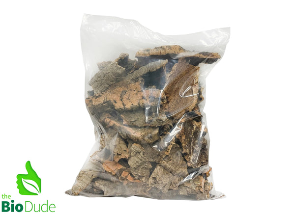 Virgin Cork Bark Chunks - 1"-4" size pieces