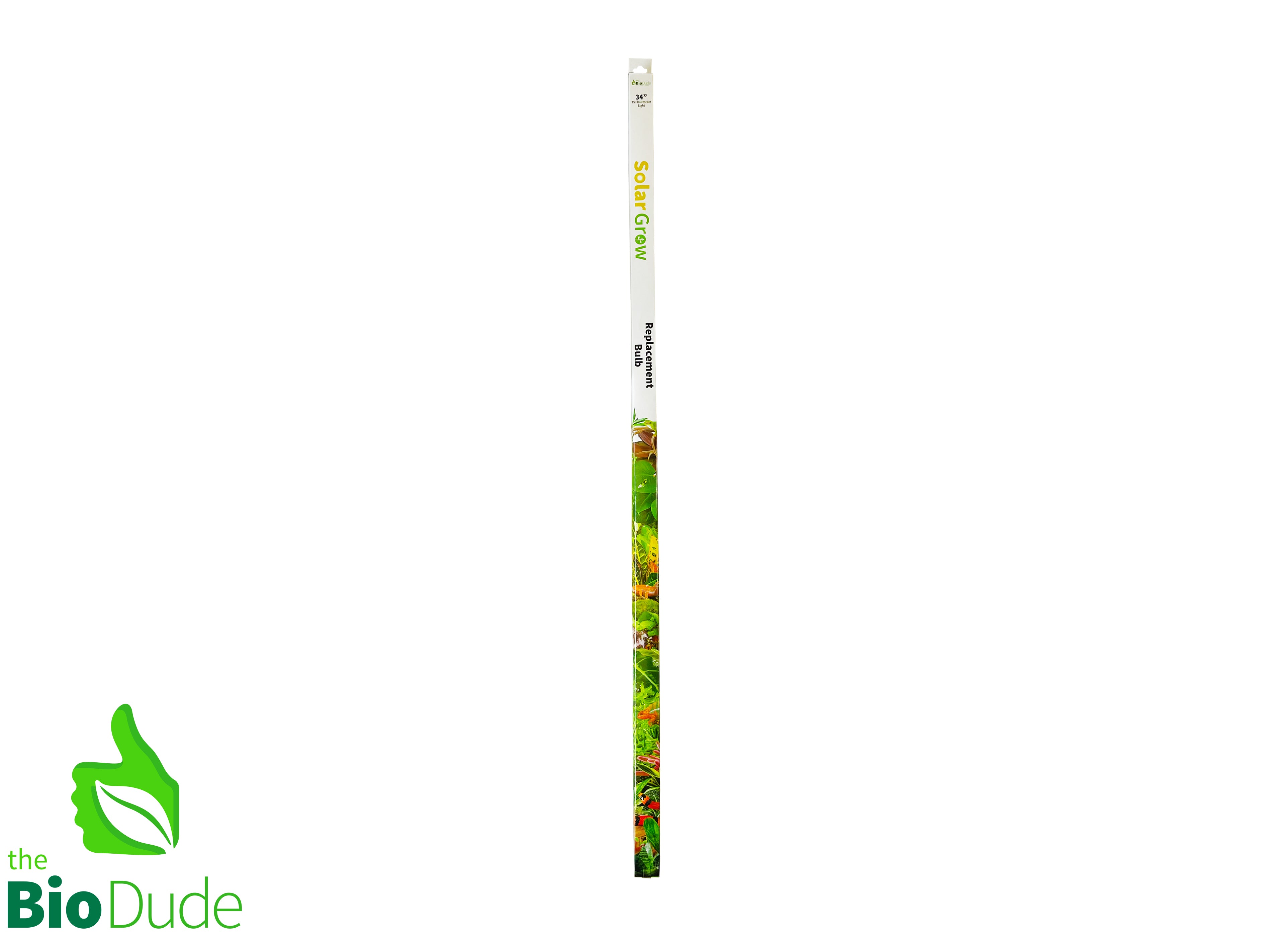 single bulb grow light The Bio Dude Solar Grow T5 HO Single Replacement Bulb 34"