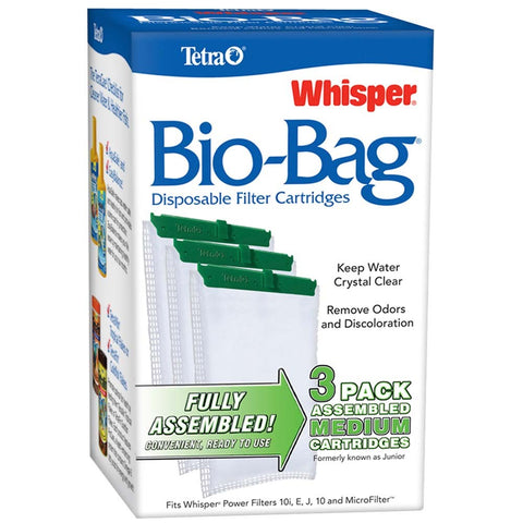 Tetra Whisper Bio-Bag Cartridge Medium 3 pack FOR 10i