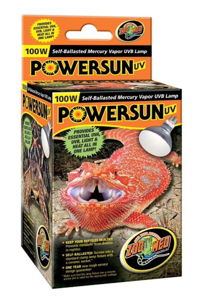 Zoo Med Powersun UVB Mercury Vapor Bulb – The Bio Dude