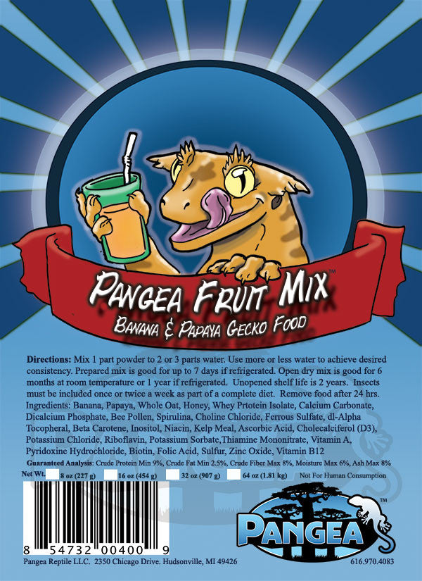 Pangea Fruit Mix™  Gecko Treat Complete Gecko Diet   - BLUE