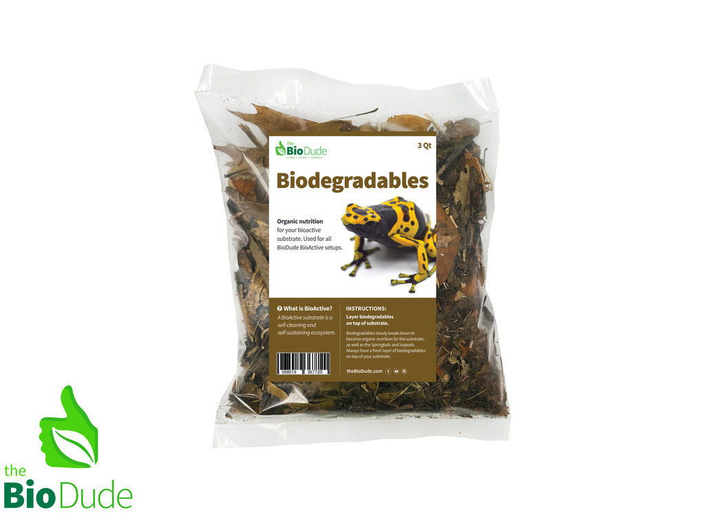 The Bio Dude - Leaf Litter Pulp Mix 4" x 6" bag