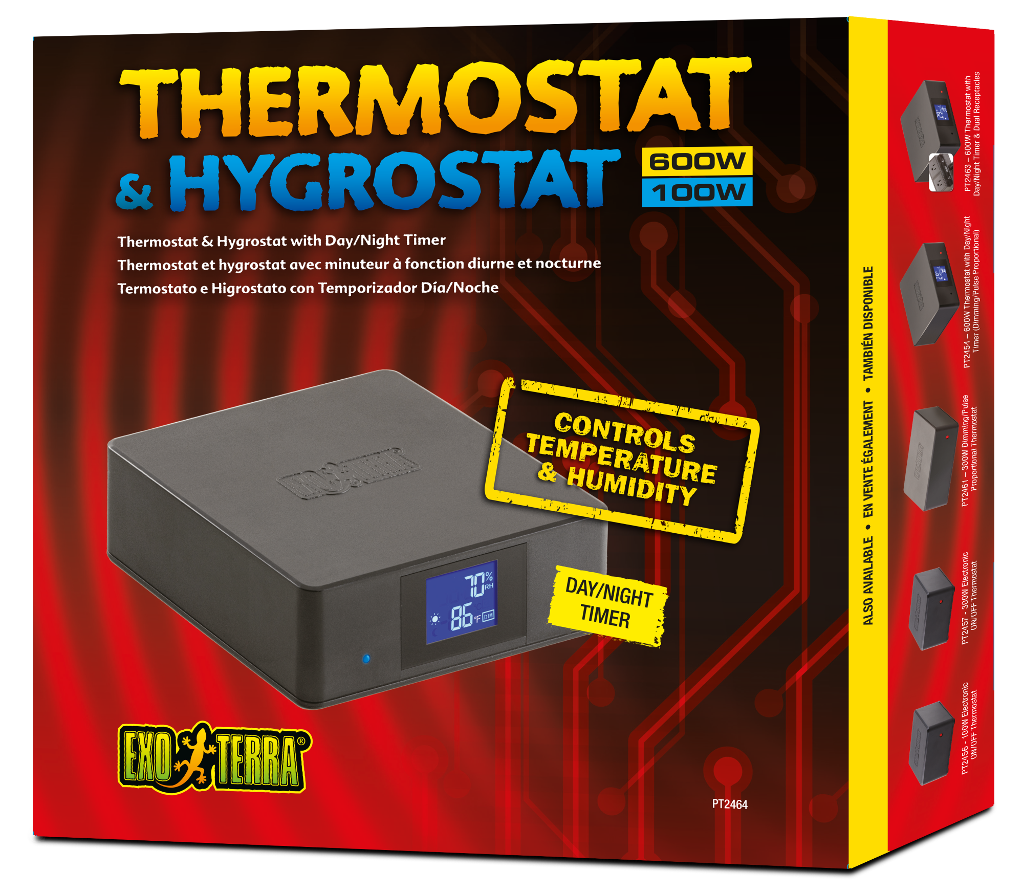 Exo Terra Terrarium Thermostat Hygrostat
