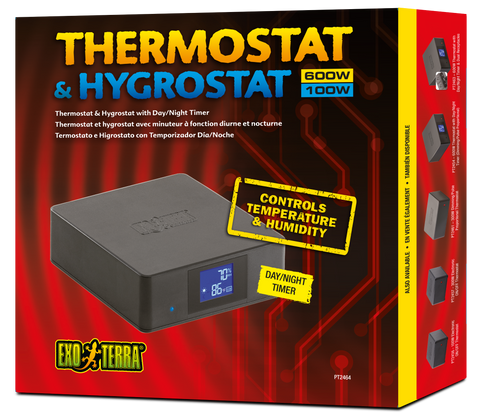 Exo Terra Terrarium Thermostat Hygrostat - The Bio Dude