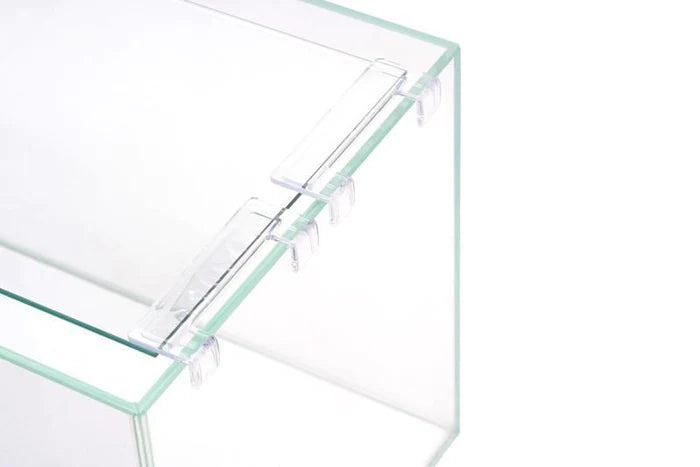 Glass Lid with Plastic Clips for UNS 45S/45U Rimless Aquarium