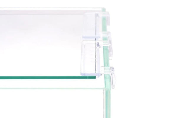 Glass Lid with Plastic Clips for UNS 3N Rimless Aquarium
