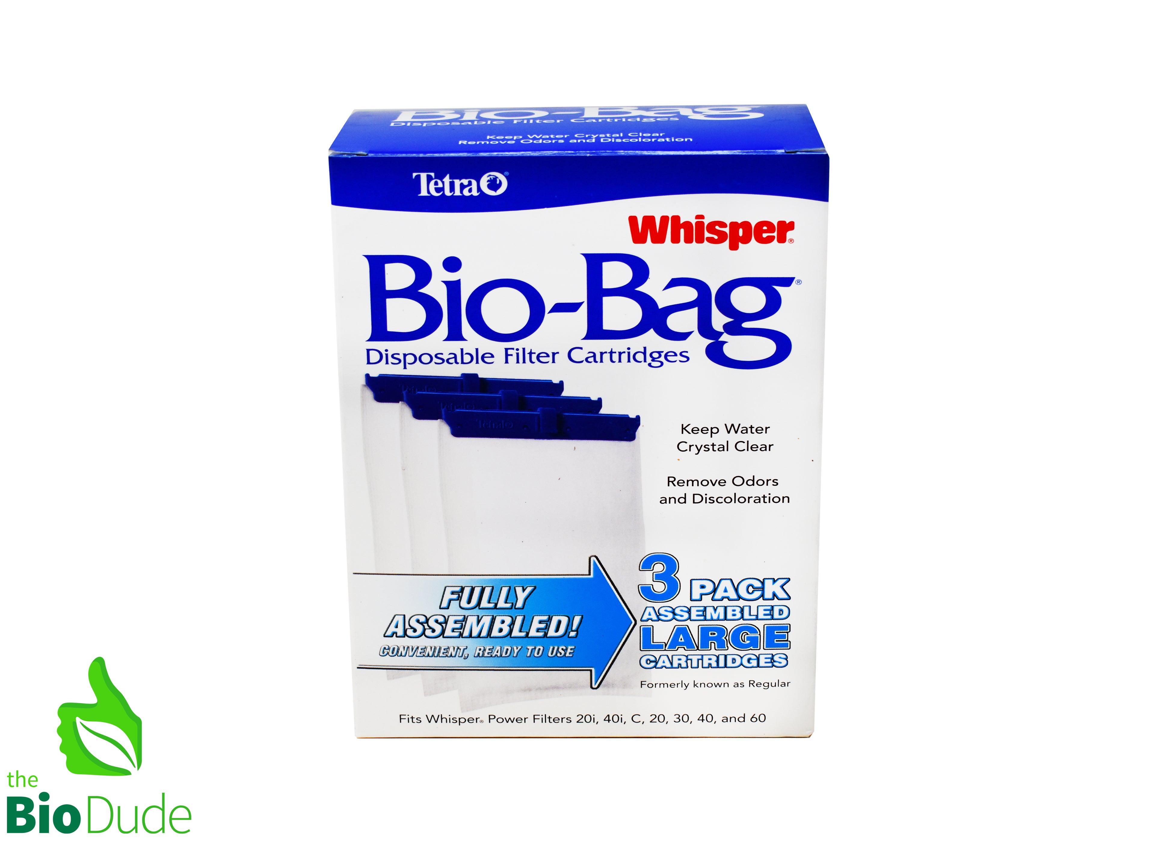 Tetra Whisper Bio-Bag Disposable Filter Cartridges, For aquariums, 2-Count  : Aquarium Filters : Pet Supplies - Amazon.com
