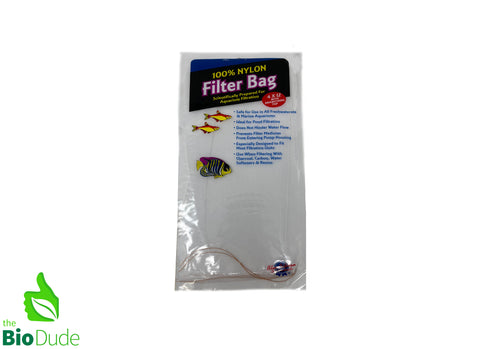 Nylon Filter Bag w/ draw string 4" x 12"