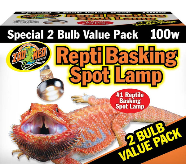 Zoo Med Basking Spot Bulb 2 BULB VALUE PACK!
